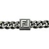フェンディ FENDI FFロゴチェーンネックレス シルバー メタル アクセサリー