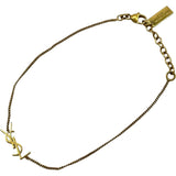 サンローラン SAINT LAURENT カサンドラチャームブレスレット ゴールド メタル アクセサリー