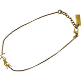 サンローラン SAINT LAURENT カサンドラチャームブレスレット ゴールド メタル アクセサリー
