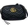 グッチ GUCCI GGマーモントショルダーバッグ 447632 ブラック ゴールド金具 レザー レディース ショルダーバッグ