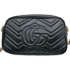 グッチ GUCCI GGマーモントショルダーバッグ 447632 ブラック ゴールド金具 レザー レディース ショルダーバッグ