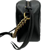 グッチ GUCCI GGマーモントショルダーバッグ 447632 ブラック ゴールド金具 レザー レディース ショルダーバッグ