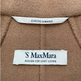 S Max Mara ダブルブレストベルテッドコート 901616136 ベージュ ウール レディース トレンチコート