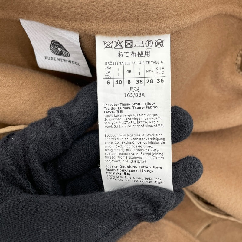 S Max Mara ダブルブレストベルテッドコート 901616136 ベージュ ウール レディース トレンチコート