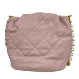 シャネル CHANEL マトラッセ/ココマーク パールチェーンショルダー AS2529 ピンク　ゴールド金具 ラムスキン/パール レディース ショルダーバッグ