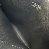 クリスチャン・ディオール Christian Dior オブリークカードホルダー ネイビー オブリークジャガード/レザー レディース カードケース