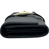 グッチ GUCCI ジャッキー1961チェーンウォレット 652681 ブラック ゴールド金具 レザー ユニセックス 長財布