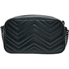 グッチ GUCCI GGマーモントスモールカメラバッグ 447632 ブラック ブラック金具 レザー レディース ショルダーバッグ
