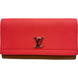 ルイ・ヴィトン LOUIS VUITTON ポルトフォイユ・ロックミー2 M62364 バイカラー レザー レディース 長財布