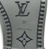 ルイ・ヴィトン LOUIS VUITTON エンボス モノグラムレインブーツ MN0155 ブラック PVC レディース レインシューズ