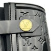 ルイ・ヴィトン LOUIS VUITTON エンボス モノグラムレインブーツ MN0155 ブラック PVC レディース レインシューズ