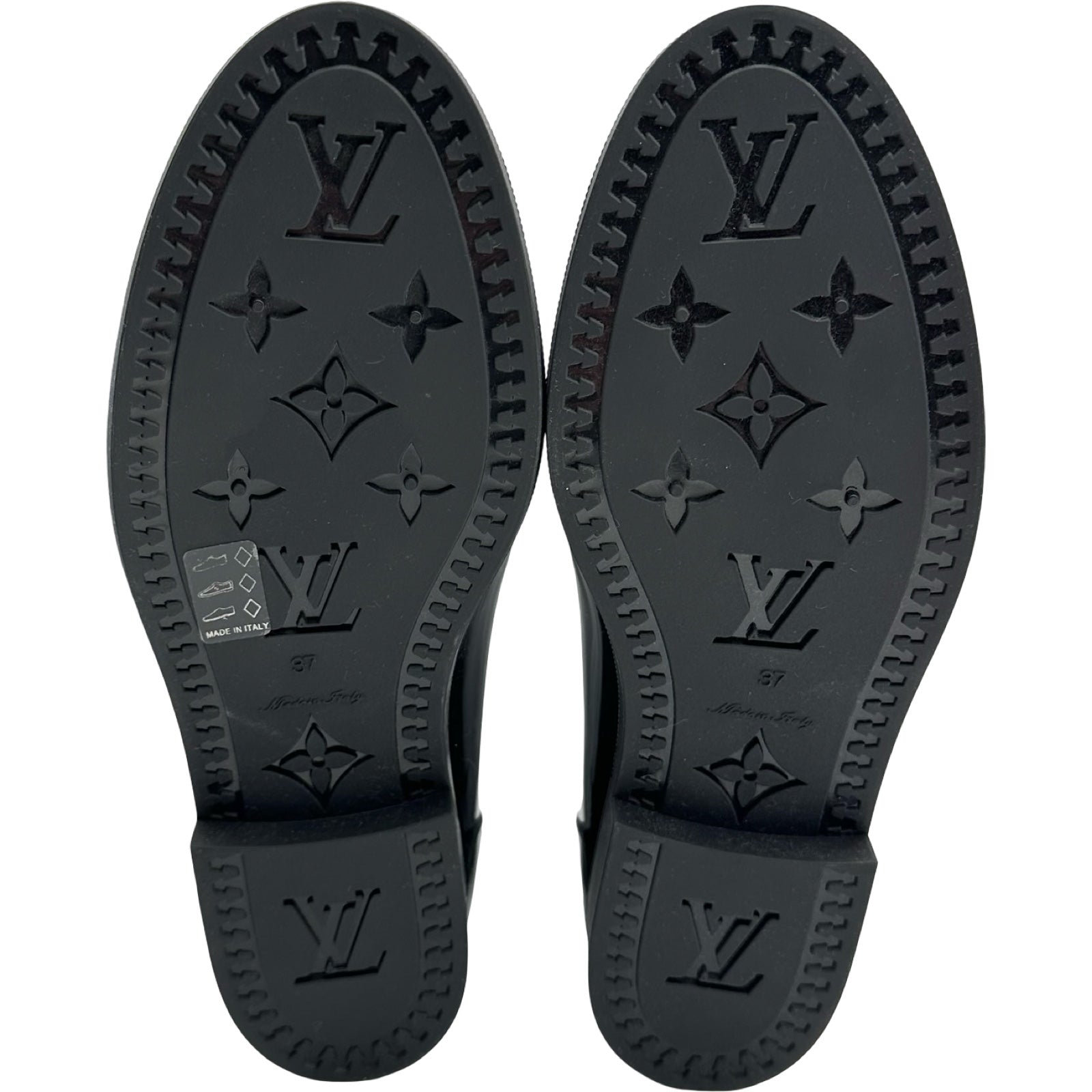 ルイ・ヴィトン LOUIS VUITTON エンボス モノグラムレインブーツ