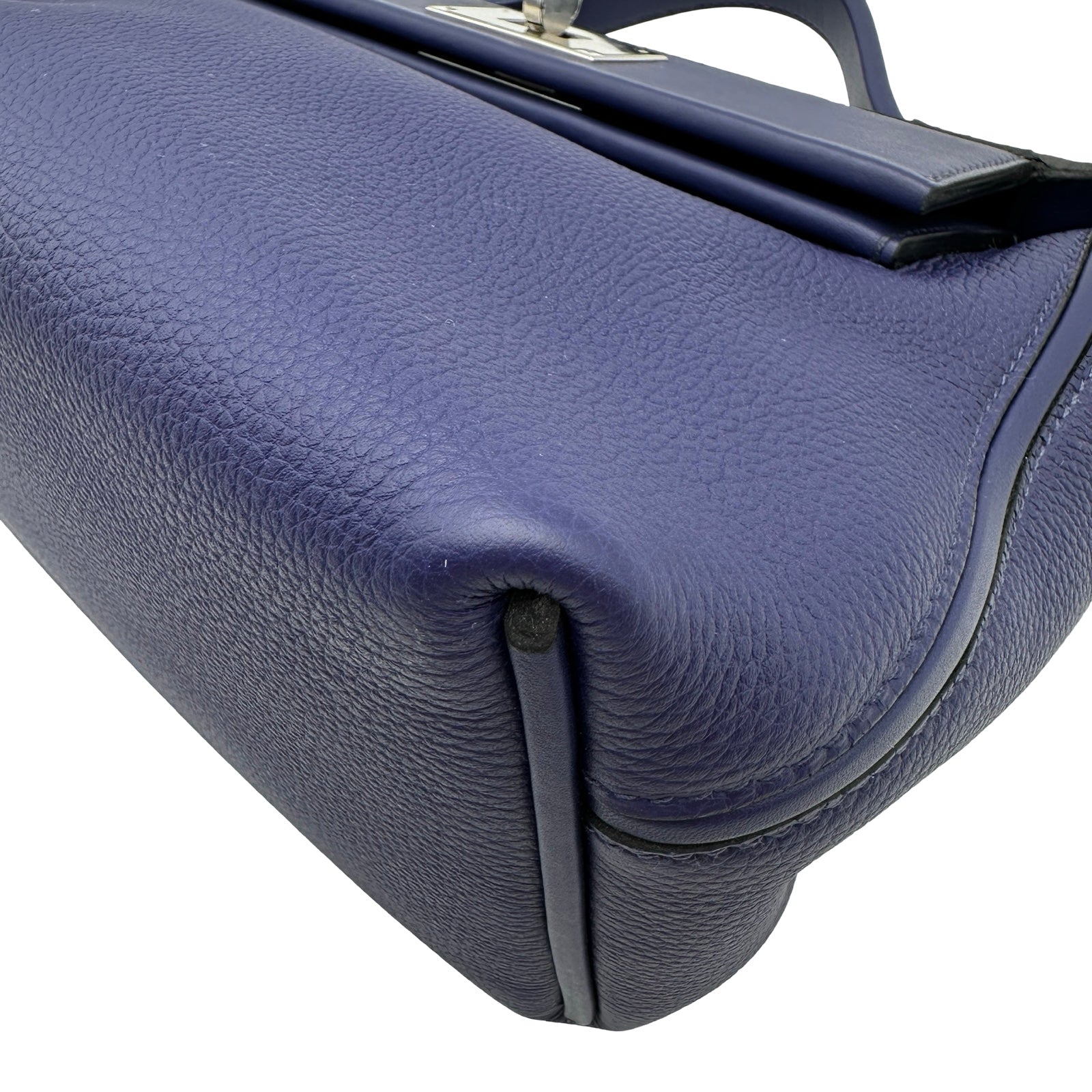 エルメス HERMES ヴァンキャトル29 D刻印 ブルーアンクル シルバー金具