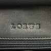 ロエベ LOEWE アマソナ28 ブラック シルバー金具 スエード レディース ハンドバッグ
