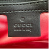 グッチ GUCCI GGマーモントチェーンショルダーバッグ 443496 ブラック ゴールド金具 ベロア/刺繍 レディース ショルダーバッグ