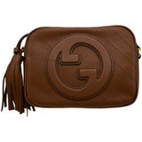 グッチ GUCCI ブロンディスモール ショルダーバッグ 742360 ブラウン ゴールド金具 レザー レディース ショルダーバッグ