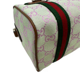 グッチ GUCCI シェリーライン2WAYミニボストンバッグ 859055 ライトグリーン GGキャンバス/レザー レディース ショルダーバッグ