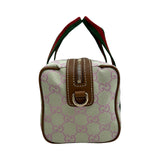 グッチ GUCCI シェリーライン2WAYミニボストンバッグ 859055 ライトグリーン GGキャンバス/レザー レディース ショルダーバッグ