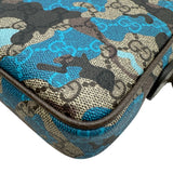 グッチ GUCCI GGスプリームカモフラージュスモールクロスボディショルダー 839155 ベージュ/ブルー GGスプリーム ユニセックス ショルダーバッグ