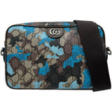 グッチ GUCCI GGスプリームカモフラージュスモールクロスボディショルダー 839155 ベージュ/ブルー GGスプリーム ユニセックス ショルダーバッグ