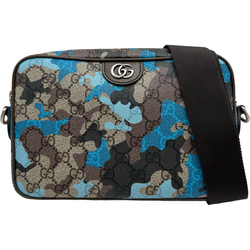 GUCCI ショルダーバッグ クロスボディ GGキャンバス スクエア 縦長 グッチ GUCCI GGスプリームカモフラージュスモールクロスボディ