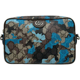 グッチ GUCCI GGスプリームカモフラージュスモールクロスボディショルダー 839155 ベージュ/ブルー GGスプリーム ユニセックス ショルダーバッグ