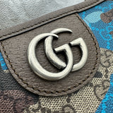 グッチ GUCCI GGスプリームカモフラージュトートバッグ 858016 ベージュ/ブルー GGスプリーム ユニセックス トートバッグ