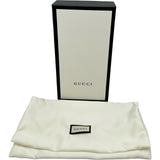 グッチ GUCCI GGブルームス二つ折り長財布 546367 ベージュ/ブルー GGキャンバス・レザー レディース 長財布