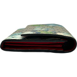 グッチ GUCCI GGブルームス二つ折り長財布 546367 ベージュ/ブルー GGキャンバス・レザー レディース 長財布