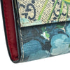 グッチ GUCCI GGブルームス二つ折り長財布 546367 ベージュ/ブルー GGキャンバス・レザー レディース 長財布