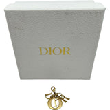クリスチャン・ディオール Christian Dior レディディオールロータスウォレット S0181OVRB ベージュ パテント レディース 三つ折り財布