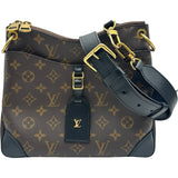 ルイ・ヴィトン LOUIS VUITTON オデオンNM PM N45353 ブラウン モノグラム・マカサー レディース ショルダーバッグ