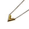 ルイ・ヴィトン LOUIS VUITTON エセンシャルVネックレス ゴールド メタル アクセサリー