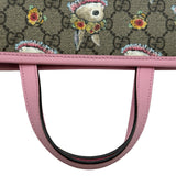 グッチ GUCCI GGスプリーム2WAYバッグ ヒグチユウコ 630542 ベージュ/ピンク GGスプリーム レディース ショルダーバッグ