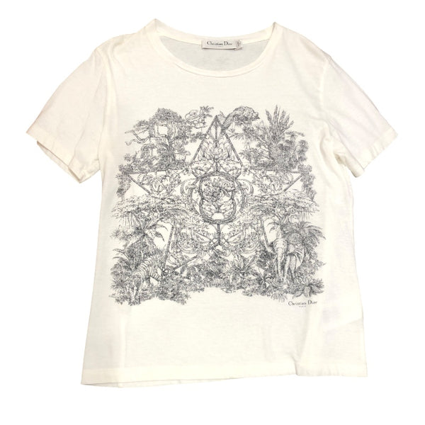 DIOR ディオール　Tシャツ　グレー　タロット　　コットン　試着のみ クリスチャン・ディオール Christian Dior Etoile de Voyage T