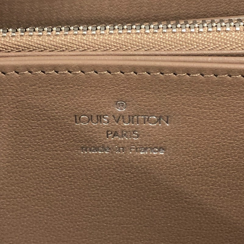 ルイ・ヴィトン LOUIS VUITTON ジッピーウォレット N99373 ホワイト/ブラウン クロコダイルニロティカス レディース 長財布