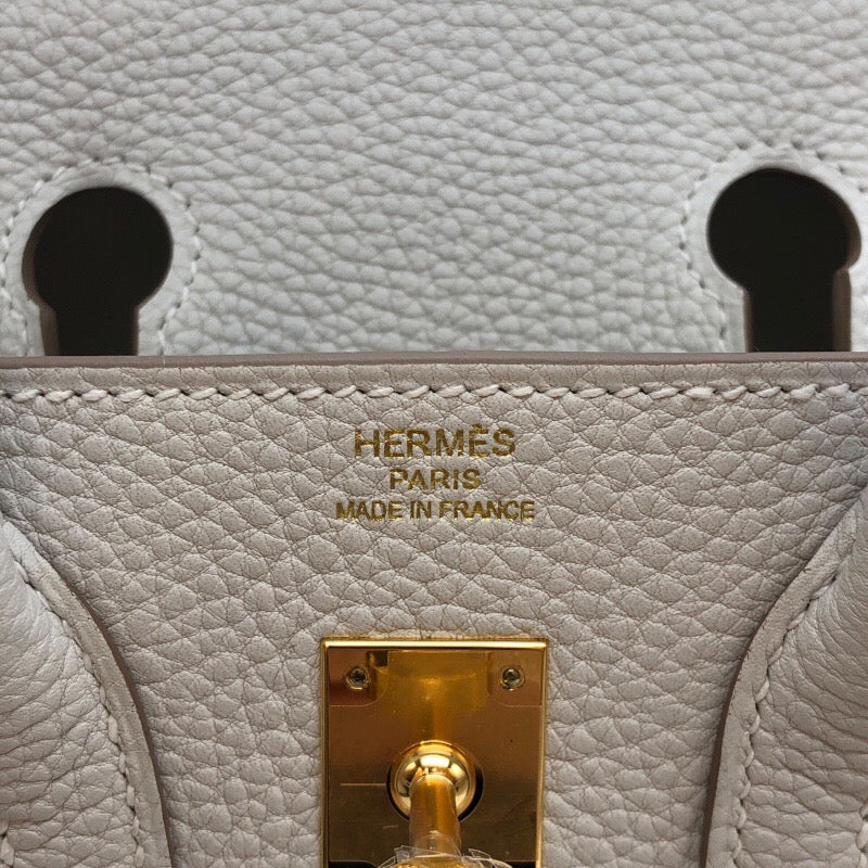 エルメス HERMES バーキン25 B刻印 グリペール/GD トゴ レディース ハンドバッグ