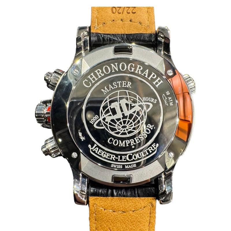 ４２ｍｍ厚さジャガールクルト JAEGER LECOULTRE マスターコンプレッサー デュアルマティーク 146 8 02 メンズ 腕時計 GMT  Mastercompressor VLP 90194686 | thecurveconsultants.com - 腕時計(アナログ)