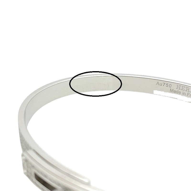 エルメス HERMES ケリーブレスレット ダイヤモンド XL  K18WG ジュエリー