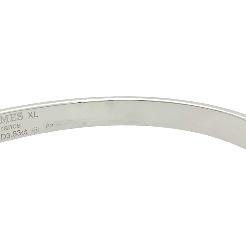 エルメス HERMES ケリーブレスレット ダイヤモンド XL  K18WG ジュエリー
