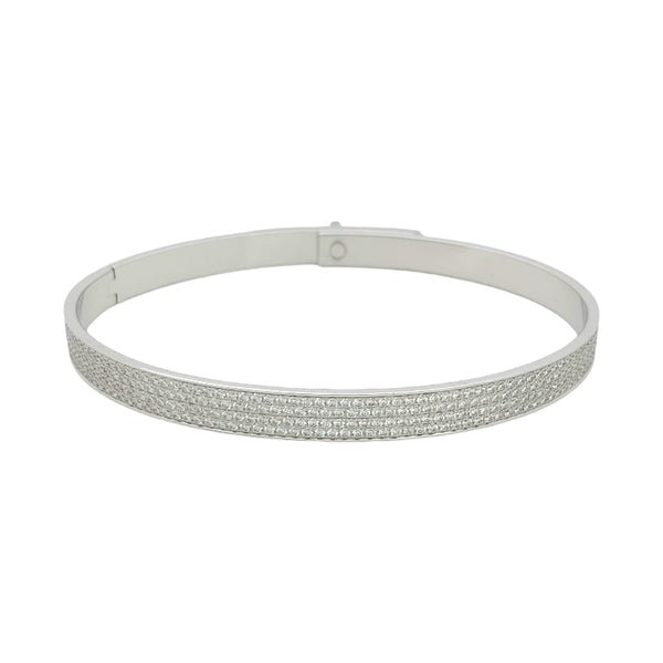 エルメス HERMES ケリーブレスレット ダイヤモンド XL  K18WG ジュエリー