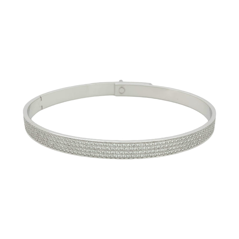 エルメス HERMES ケリーブレスレット ダイヤモンド XL  K18WG ジュエリー