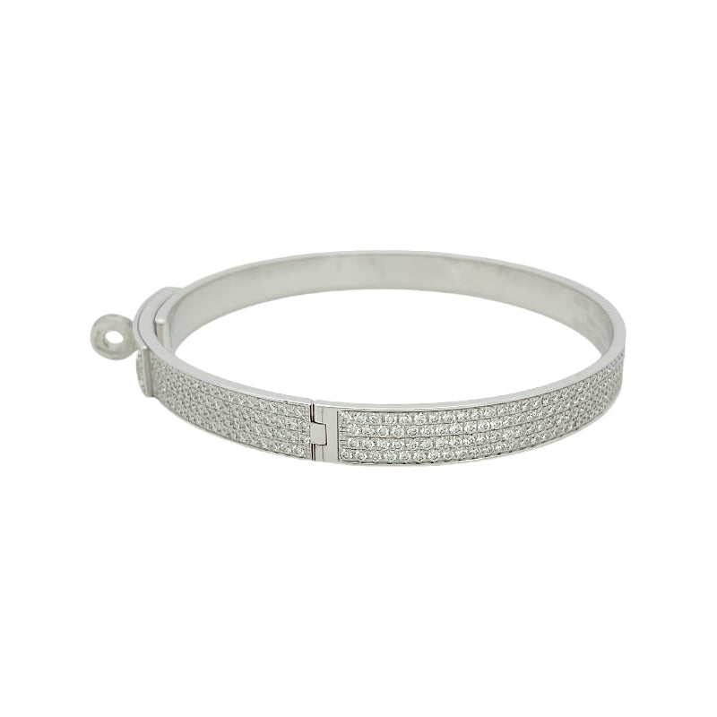 エルメス HERMES ケリーブレスレット ダイヤモンド XL  K18WG ジュエリー