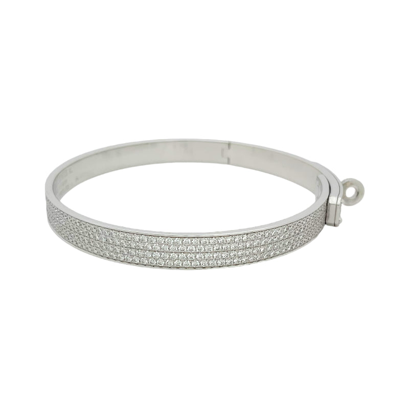 エルメス HERMES ケリーブレスレット ダイヤモンド XL  K18WG ジュエリー