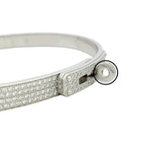 エルメス HERMES ケリーブレスレット ダイヤモンド XL  K18WG ジュエリー
