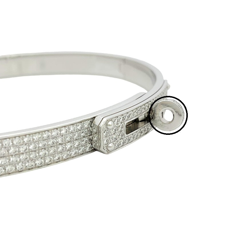 エルメス HERMES ケリーブレスレット ダイヤモンド XL  K18WG ジュエリー