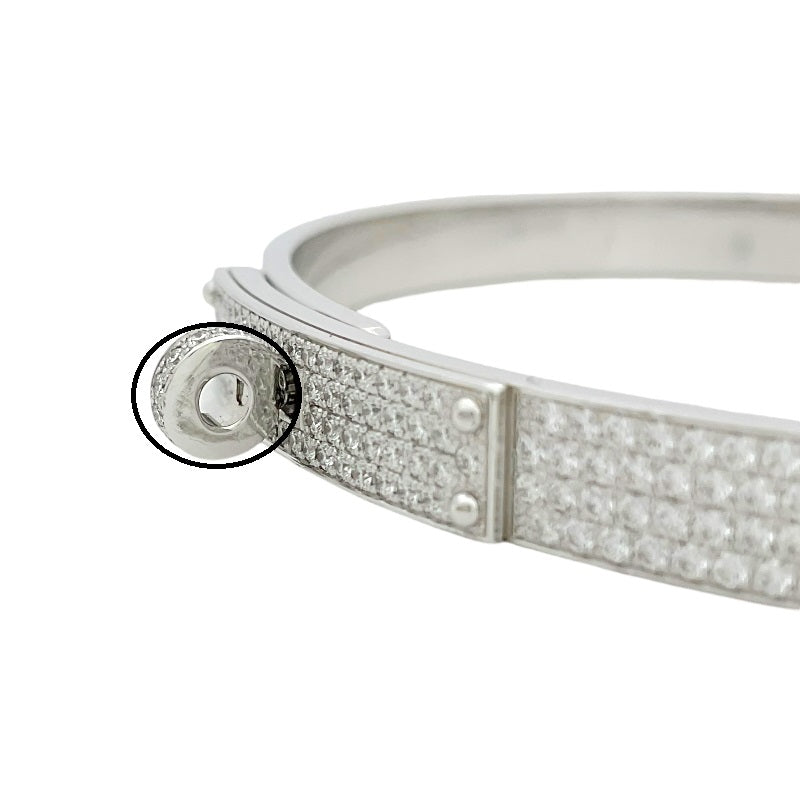 エルメス HERMES ケリーブレスレット ダイヤモンド XL  K18WG ジュエリー