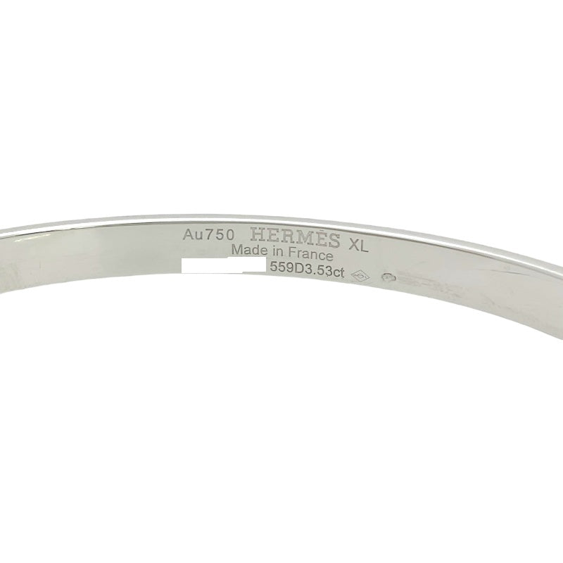 エルメス HERMES ケリーブレスレット ダイヤモンド XL  K18WG ジュエリー
