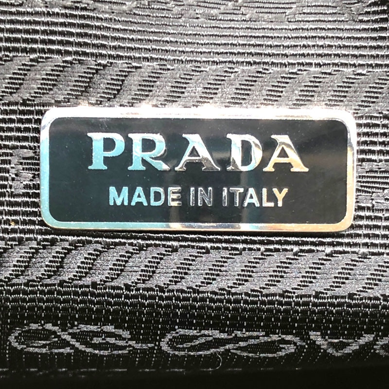 プラダ PRADA トライアングルレザーショルダー 1BH190 イエロー/レザー/SV金具 レザー レディース ショルダーバッグ