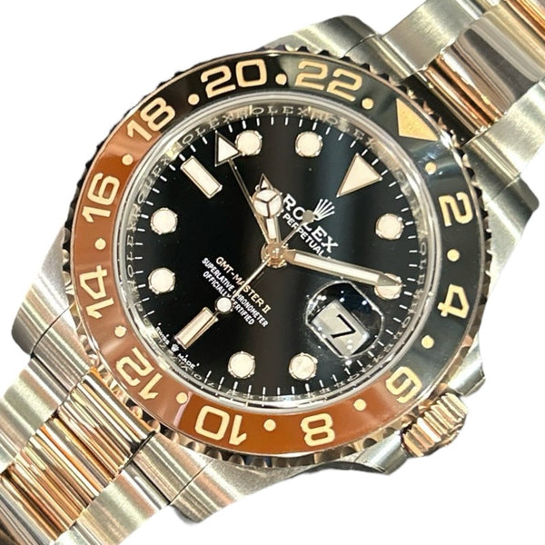 ロレックス ROLEX GMTマスター2 126711CHNR K18ピンクゴールド/ステンレススティール 自動巻き メンズ 腕時計